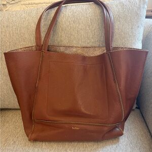 Botkier Chestnut Leather Tote